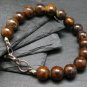 Boulder Opal Round 12mm Smooth beads adjustable stacking bracelet | STK-1783