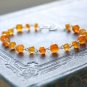Carnelian Round 4-4.5mm Smooth beads adjustable stacking bracelet | STK-1857