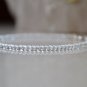 Clear Quartz Round 2mm Faceted beads adjustable stacking bracelet | STK-2281