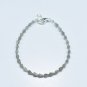 Labradorite Drop 5x3mm Faceted beads adjustable stacking bracelet | STK-3989