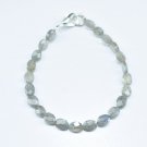 Labradorite Oval 6x4mm Faceted beads adjustable stacking bracelet | STK-3991