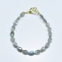 Labradorite Pear 8x5mm Faceted beads adjustable stacking bracelet | STK-3992