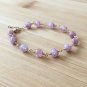 Lepidocrocite Round 8mm Smooth beads adjustable stacking bracelet | STK-4460