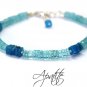 Multi Apatite Mix 3-4mm Smooth beads adjustable stacking bracelet | STK-4699
