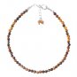 Smoky Quartz Round 3mm Faceted beads adjustable stacking bracelet | STK-5456