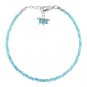 Amazonite Round 2.5-3mm Faceted beads adjustable stacking bracelet | STK-0073