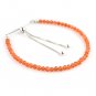 Carnelian Round 3-3.5mm Faceted beads adjustable stacking bracelet | STK-1829