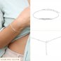 Crystal Quartz Round 2mm Smooth beads adjustable stacking bracelet | STK-2342
