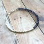 Iolite Rondelle 3-3.5mm Faceted beads adjustable stacking bracelet | STK-3730
