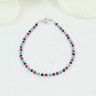Multi Gemstone Round 3mm Smooth beads adjustable stacking bracelet | STK-4766