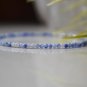 Blue Quartz Round 2-2.5mm Smooth beads adjustable stacking bracelet | STK-1635