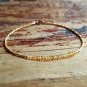 Citrine Rondelle 2.5-3mm Faceted beads adjustable stacking bracelet | STK-2108