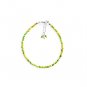 Green Opal Round 2-2.5mm Faceted beads adjustable stacking bracelet | STK-3409