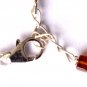 Hessonite Garnet Cube 5mm Smooth beads adjustable stacking bracelet | STK-3613