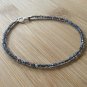 Labradorite Round 2-2.5mm Smooth beads adjustable stacking bracelet | STK-3856