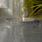 Labradorite Rondelle 3mm Faceted beads adjustable stacking bracelet | STK-3908