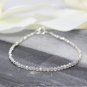 Labradorite Rondelle 3mm Faceted beads adjustable stacking bracelet | STK-4007