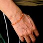 Multi Carnelian Round 4mm Smooth beads adjustable stacking bracelet | STK-4712