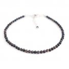 Australian Opal Round 3mm Faceted beads adjustable stacking bracelet | STK-0962