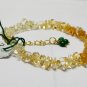 Citrine Nugget Chips 5-7mm Smooth beads adjustable stacking bracelet | STK-2166