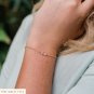 Crystal Quartz Round 2-4mm Smooth beads adjustable stacking bracelet | STK-2329