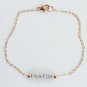 Diamond Quartz Fancy 2-3mm Smooth beads adjustable stacking bracelet | STK-2385