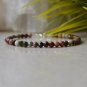 Imperial Jasper Round 4mm Faceted beads adjustable stacking bracelet | STK-3643