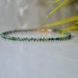Indian Nephrite Round 2mm Faceted beads adjustable stacking bracelet | STK-3660