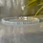 Multi Morganite Round 3mm Faceted beads adjustable stacking bracelet | STK-4788