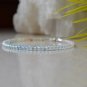 Multi Morganite Round 3mm Faceted beads adjustable stacking bracelet | STK-4788