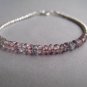 Mystic Topaz Rondelle 4mm Faceted beads adjustable stacking bracelet | STK-4958