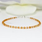Pink Aventurine Round 3mm Faceted beads adjustable stacking bracelet | STK-5096