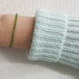 Siberian Emerald Round 2mm Smooth beads adjustable stacking bracelet | STK-5443