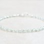 Aventurine Quartz Round 2mm Smooth beads adjustable stacking bracelet | STK-0994