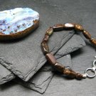 Boulder Opal Tumble  6-12mm Smooth beads adjustable stacking bracelet | STK-1781