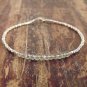 Green Amethyst Round 3.5mm Faceted beads adjustable stacking bracelet | STK-3276