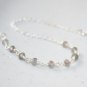 Labradorite Rondelle 3.5mm Faceted beads adjustable stacking bracelet | STK-3849