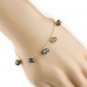 Labradorite Rondelle 3.5mm Faceted beads adjustable stacking bracelet | STK-3873