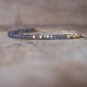 Labradorite Rondelle 3.5mm Faceted beads adjustable stacking bracelet | STK-3906
