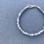 Labradorite Rondelle 3.5mm Faceted beads adjustable stacking bracelet | STK-3940