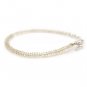Lemon Quartz Button 3.5-4mm Smooth beads adjustable stacking bracelet | STK-4450