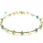 Multi Apatite Rondelle 2mm Faceted beads adjustable stacking bracelet | STK-4693