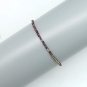 Multi Sapphire Round 2.5mm Faceted beads adjustable stacking bracelet | STK-4797