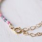 Multi Tourmaline Round 3mm Faceted beads adjustable stacking bracelet | STK-4891