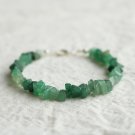 Raw Aventurine Nugget 3-5mm Smooth beads adjustable stacking bracelet | STK-5301
