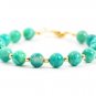 Russian Amazonite Round 8mm Smooth beads adjustable stacking bracelet | STK-5394