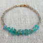 Apatite & Labradorite Mix 5-9mm Mix beads adjustable stacking bracelet | STK-0650