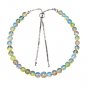 Ethiopian Opal Round 4-4.5mm Smooth beads adjustable stacking bracelet | STK-2648