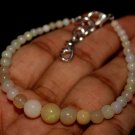 Ethiopian Opal Round 2.5-6mm Smooth beads adjustable stacking bracelet | STK-2706