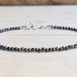 Hematite & Pyrite Round 2mm Faceted beads adjustable stacking bracelet | STK-3524